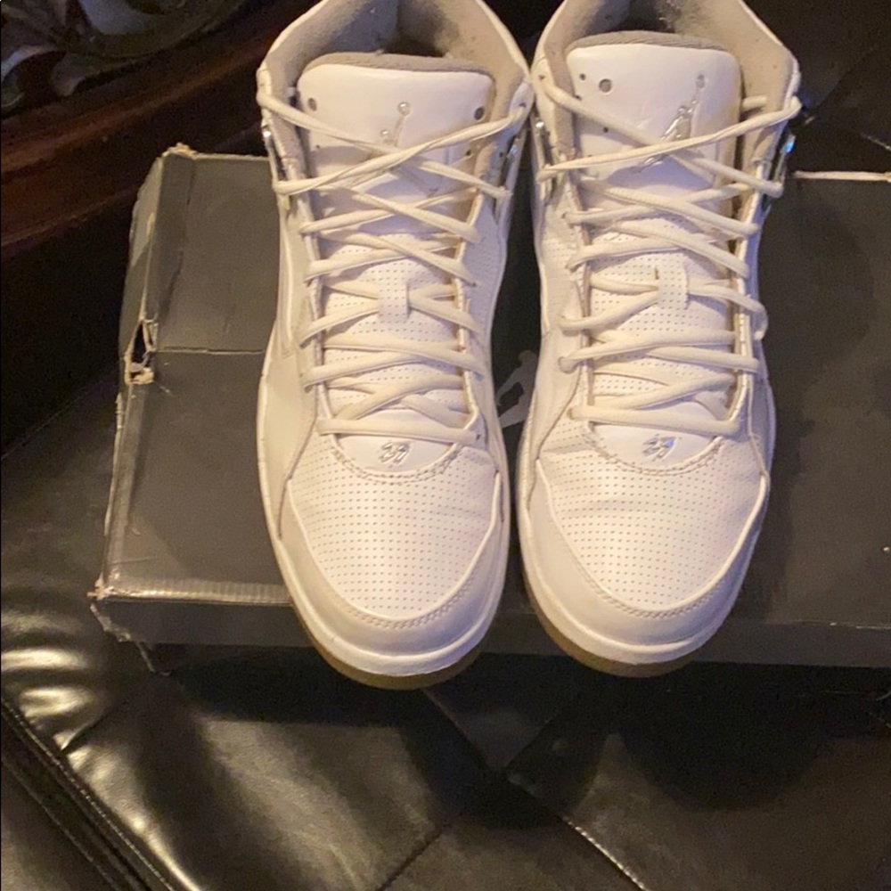 White Brand Jordan Sneakers